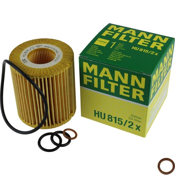 Mann ÖLfilter Mit Dichtring FüR BMW 1Er E87 116I 118I 120I E81 3Er E90 318I-image