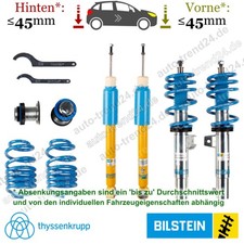 Bilstein B14 Fahrwerk 30-45mm, 25-45mm Tieferlegung für VW Golf Sportsvan AM1 AN