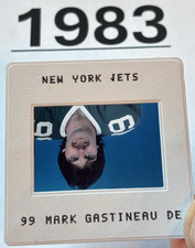 MARK GASTINEAU 1983 NFL Transparency TV MEDIA SLIDE NEW YORK JETS