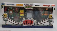 NECA Teenage Mutant Ninja Turtles Cartoon Stump Wrestling Turtles 7  - 4pk