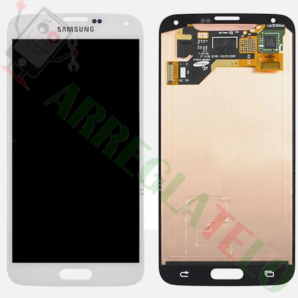 Kit Reparación Pantalla Original Para Samsung Galaxy S5 G900F, AMOLED, Blanca - Imagen 2 de 2