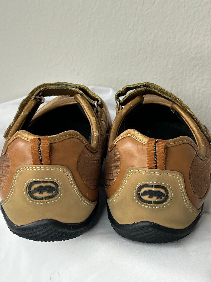 Zapatos planos Ecko Red Marc Rhino de cuero 9 usados en excelente estado Janelle Cult marrón óxido Foto 4 de 4