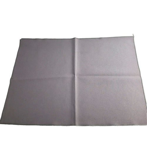 8 Restaurant Style Cloth Gray Napkins or Placemats Size 19x13 Gray Serge Trim - Picture 5 of 7