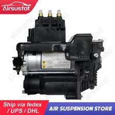 Fit Mercedes ML GL W164 X164 Air Suspension Compressor with Valve Block&Bracket