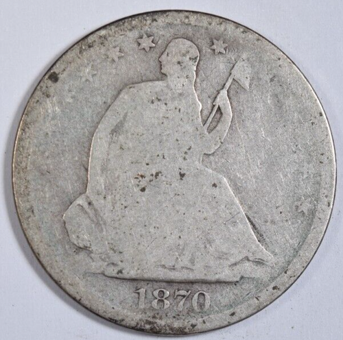 1870-S SEATED LIBERTY HALF DOLLAR ~ PRICED RIGHT! INV#4