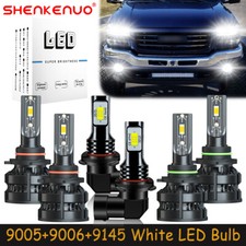 For GMC Sierra 1500HD 2500HD 3500 2003-2006 LED Headlights H/L Fog Light Bulb Z8