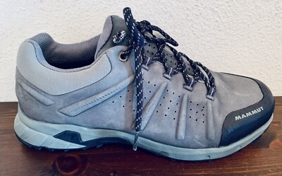 MAMMUT Convey Low GTX  Men Wanderschuhe Trekking blau 40 2/3 GORETEX Nubuk Leder
