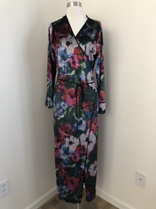 velvet floral maxi dress