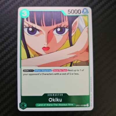 one piece romance dawn rare cards Okiku OP01-035 R Rare One Piece Card TCG Romance Dawn English