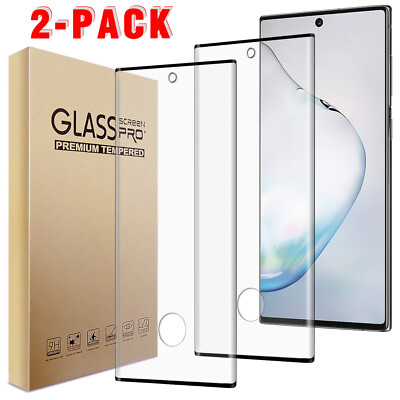 For Samsung Galaxy Note 10/+/Plus 5G Full Cover Tempered Glass Screen Protector