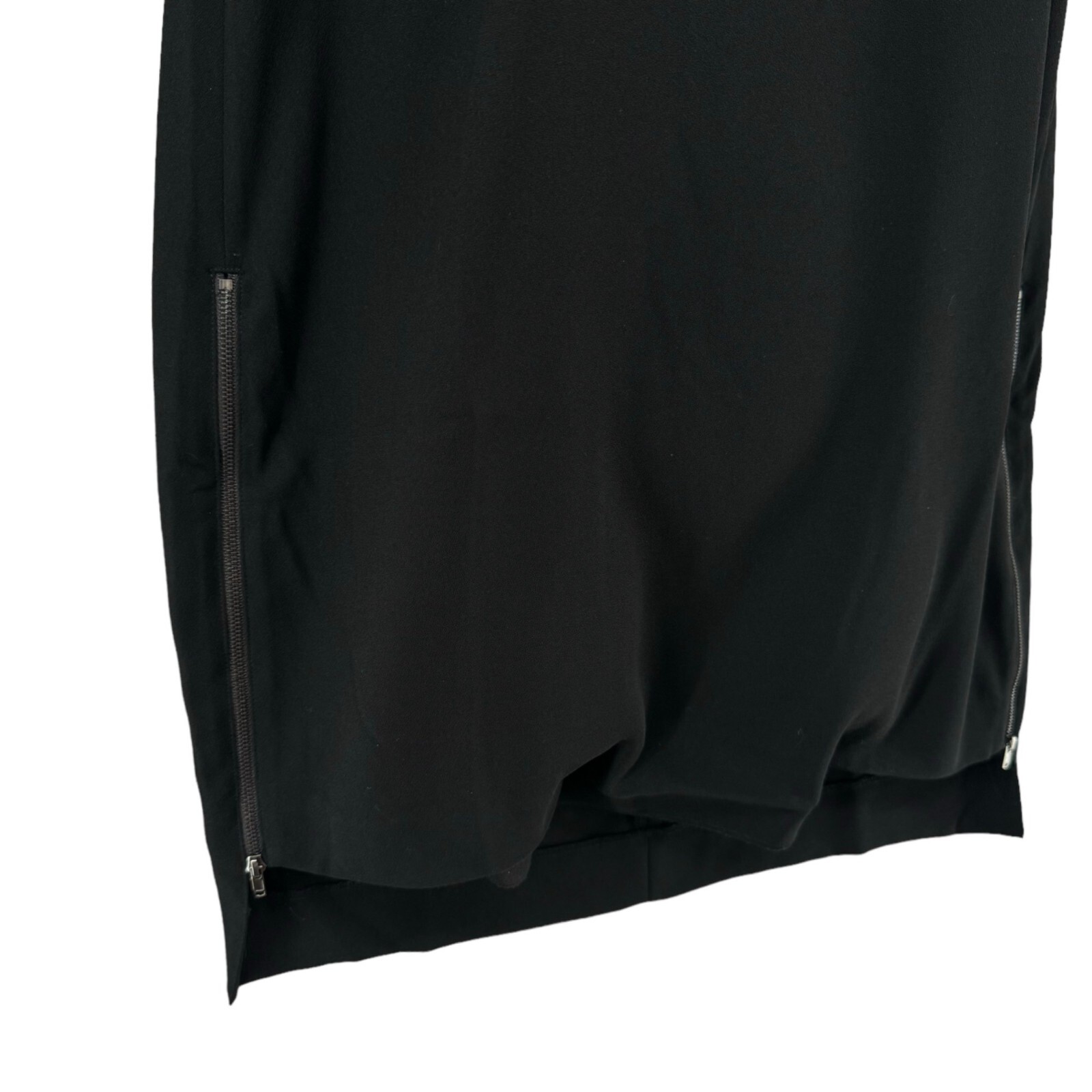 Halogen Mini Shift Dress Solid Black Studded Neck… - image 12