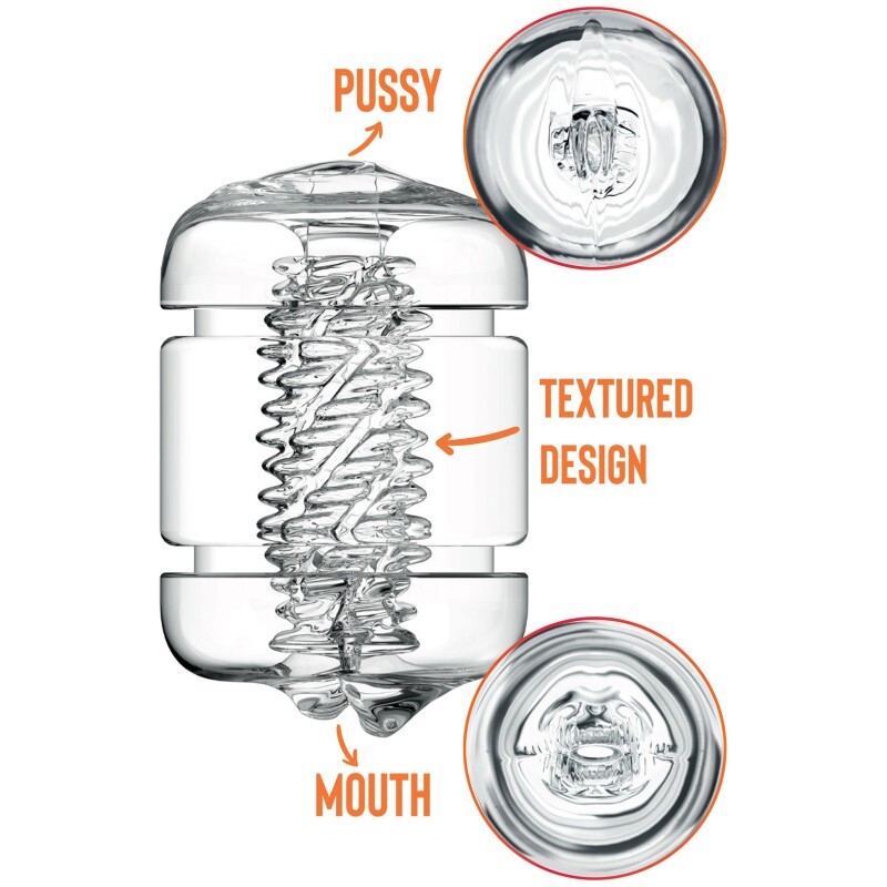 Double Masturbator Double Vagina Double Anus For Men Sex Toy Realistic Double Masturbator Double Vagina Double Anus For Men Sex Toy Realistic