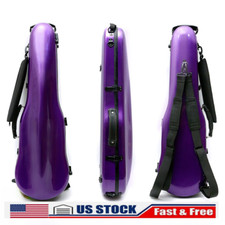 4/4 Advance Violin Case Carbon Fiber Violin Box with Accessory Bag  Straps