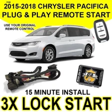 Js Alarms PLUG & PLAY REMOTE START For 2015 2016 2017 2018 CHRYSLER PACIFICA