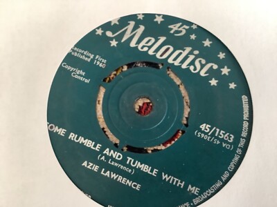 Azie Lawrence , Come Rumble & Tumble With Me , Jamaica Blues , Melodisc