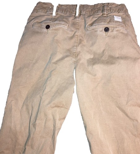 American Eagle Boys Pants Flex Slim Straight Size 26x30 Khaki Color - Picture 2 of 7