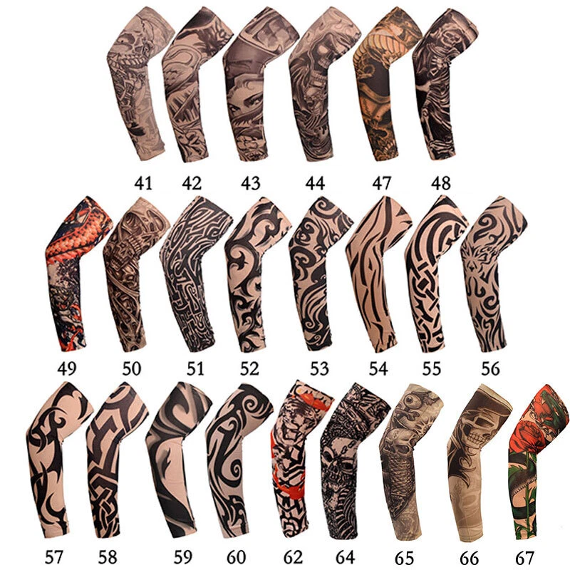 1pc Outdoor Cycling Sleeves 3D Tattoo Printed Arm Warmer UV Protection Sleeves ⇗ - Image 4 of 4