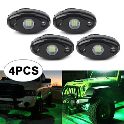 LED Rock Lamp Grün für JEEP ATV Offroad Truck Under Body Trail Rig Bar Car