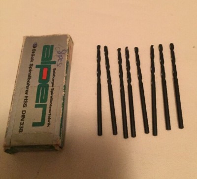 Alpen DIN338 HSS Drill 8pc