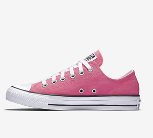 pink canvas converse