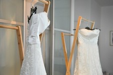 Abito Da Sposa - Le Spose Di Gio - TG 44  seta e pizzo Macramet