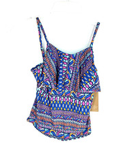 Hobie Girl  s Two Piece Multicolor Tankini Set Size 10