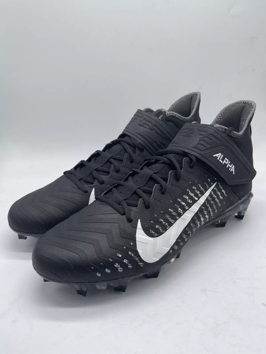 Nike Alpha Menace Pro 2 Mid Black White AQ3209-002 Men's