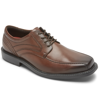 ROCKPORT Leader 2 Bike Toe Men's Black Brown Leather Oxford Formal Shoes  Classic | eBay