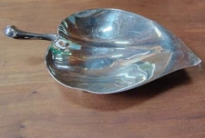 Antique F.B. Rogers Silver Co. Silver Plate Leaf Candy Dish-1883