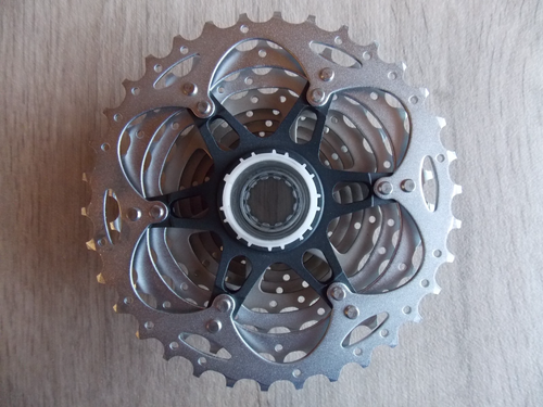 Shimano SLX CS-HG81-10 10-Fach HG Kassette 11-34 silber NEU 341gramm - Picture 2 of 2