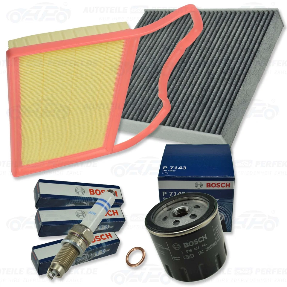 Inspektionskit Filter Satz Paket M (AK) SKODA CITIGO 1,0MPI 60/75PS