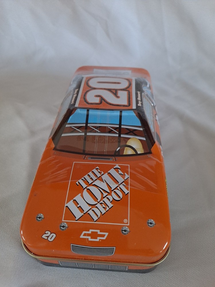 NASCAR Tony Stewart #20 Home Depot Collectible Tin Race Car #60037 vintage new