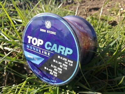 Fil Monofilament Nylon Carpfishing 1000M Haute Résistance Couleur Unique - Photo 1/4