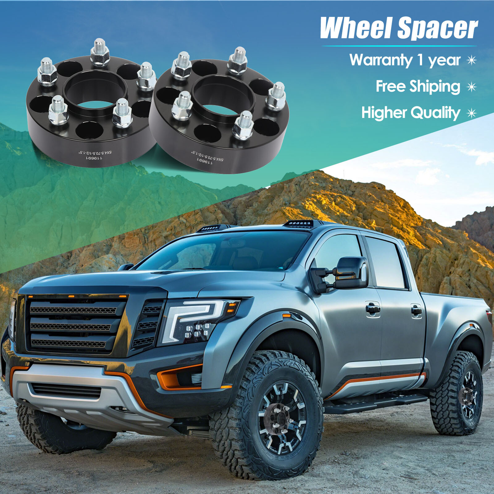 2PC 1.5" Hubcentric Wheel Spacers 5x4.5 5x114.3 For Ford Ranger Explorer Mustang eBay