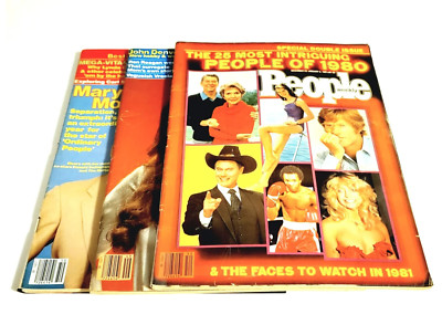 People Magazines December 1980 Mary Tyler Moore and Most Intriguing 3 Issues