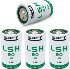 4pcs LSH20 Battery replace For Saft LSH20 D 3.6V Primary Lithium Battery