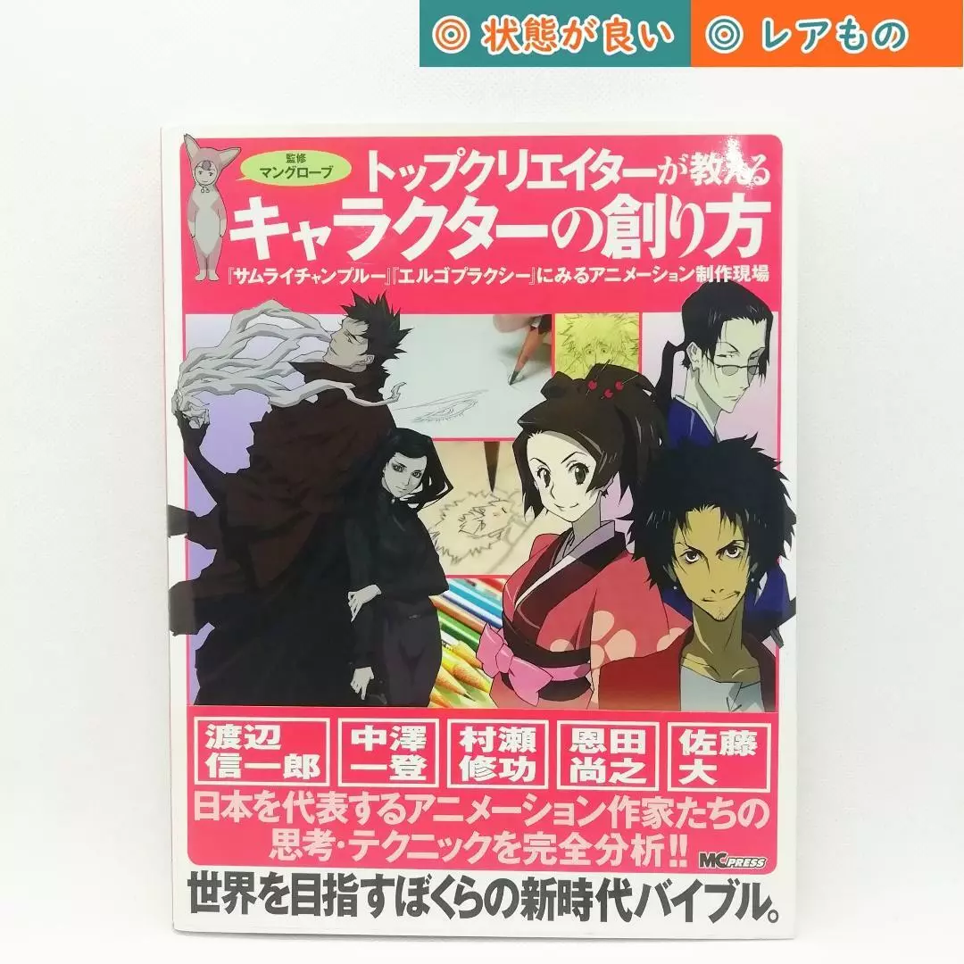 How to Create Characters Draw Manga Book Samurai Champloo Ergo Proxy From  Japan