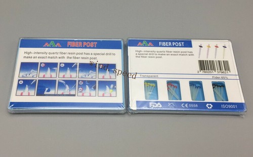 Dental Glass/Quartz Fiber Post Screw/Straight Root Canal Pins +Drills 4 Types - Picture 4 of 16