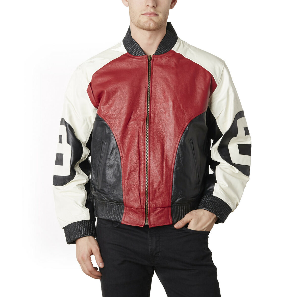 8 Ball Bomber Leather Jacket | eBay 8 Ball Bomber Leather Jacket | eBay
