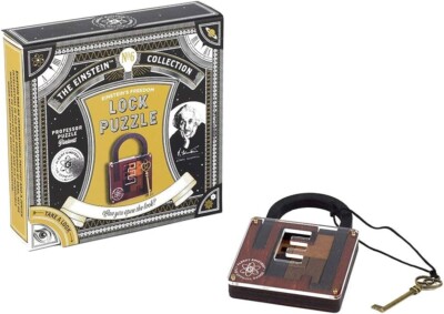 PROFESSOR PUZZLE rompicapo EINSTEIN'S FREEDOM LOCK PUZZLE età 8+ difficoltà 2/5