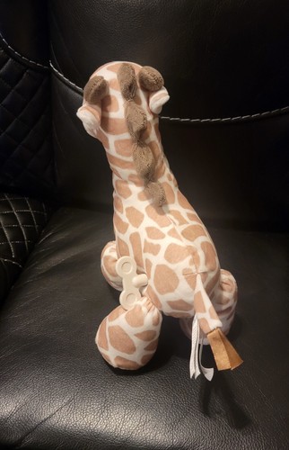 "Carters Musical 8" Jirafa Bronceado Blanco Encadenado Peluche Cabeza de Juguete Se Mueve Brahms Cuna - Imagen 4 de 9