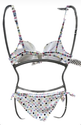 GOSSARD LYCRA SUPERBOOST POLKA DOT BIKINI SWIM SUIT SET MOST SIZES 32C-38D