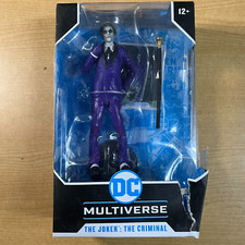 DC Comics Batman Three Jokers McFarlane Joker The Criminal Figure damaged box