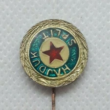 HAJDUK Split Torcida - Croatia football soccer club fussball, antique pin badge