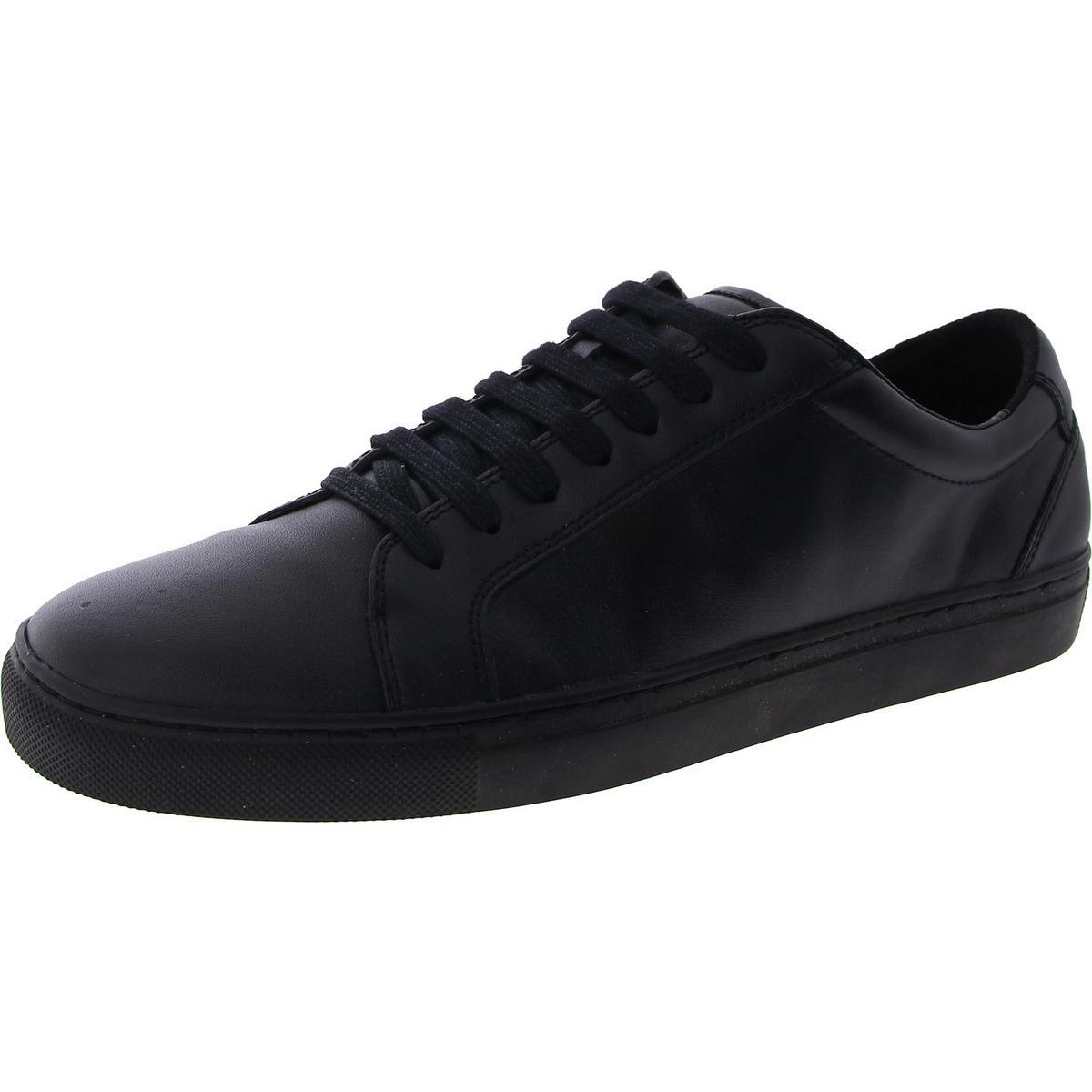 Мужская черная кожаная обувь для скейтбординга с частной торговой маркой Sneakers 10.5 Medium (D) BHFO 4304