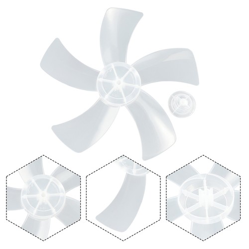 For Pedestal Fan Blade 12 Inch High Temperature Resistance Lightweight Design - Picture 11 of 35