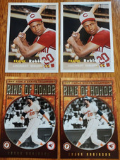 2 ea.Frank Robinson Promo Cards # 8 of 25 & 2 ea. RH 28 - 4 Card Lot