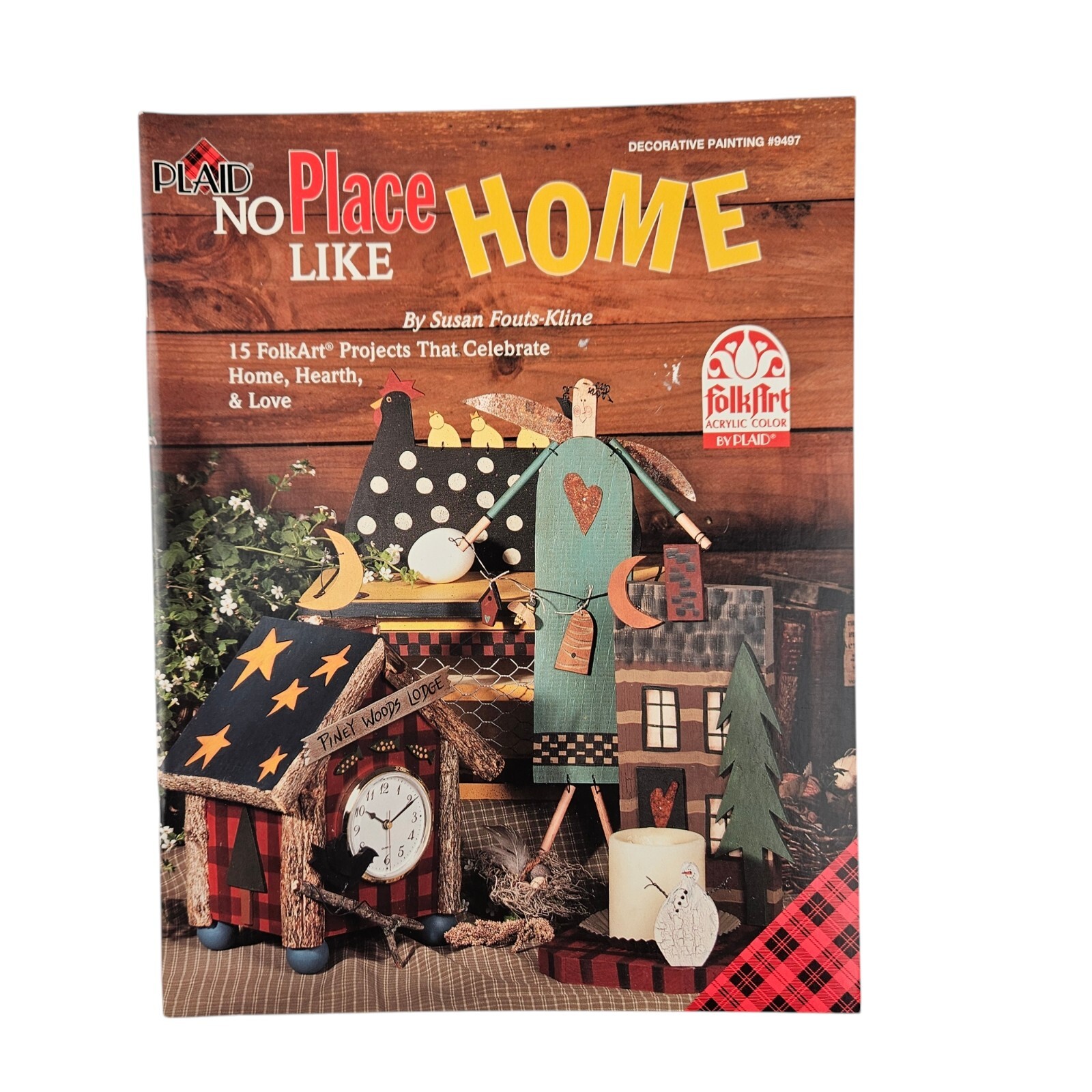 9 Vintage Tole Painting & Craft Books Folk Art Holiday Country Patterns 90s