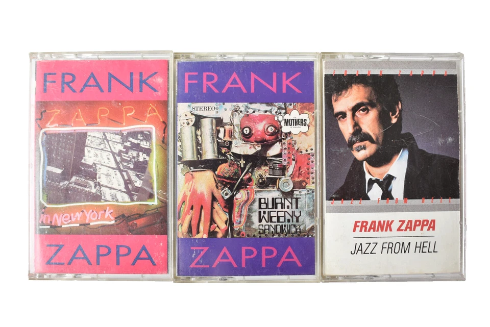 FRANK ZAPPA CASSETTE LOT x 5 BURNT WEENY SANDWICH MOTHERS OF INVENTION 1991 - Image 2 of 4