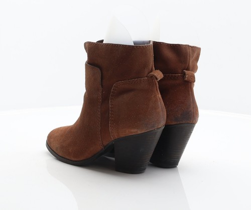 Nine West Womens Brown Suede Cowboy Boot UK 6 EU - Picture 2 of 12